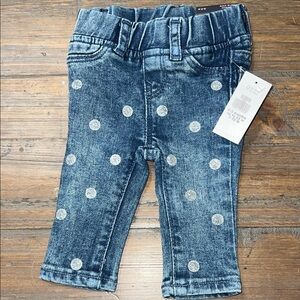 Gap Baby NWT Denim Stretch Jeggings Size 0-3 Months